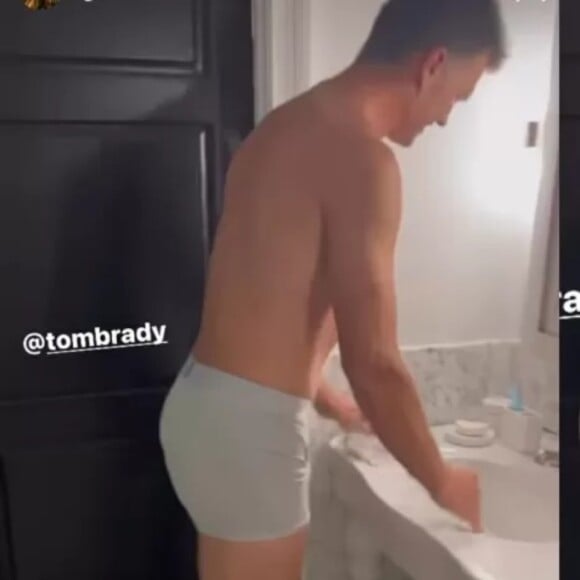 Gisele Bündchen filmou Tom Brady de cueca para mostrar novo lançamento da marca de roupas do atleta