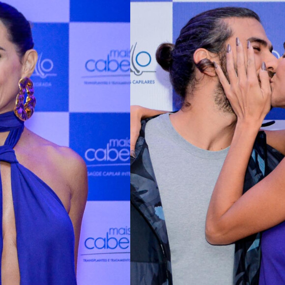 Deborah Secco roubou a cena ao aparecer com look ousado em evento com marido no Rio de Janeiro