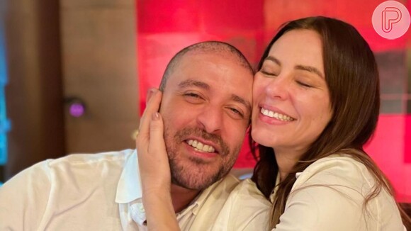 Paolla Oliveira se declara a Diogo Nogueira com foto romântica, no Dia dos Namorados, em 12 de junho de 2022