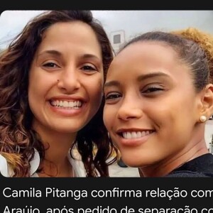 Taís Araujo debochou de rumores de namoro com Camila Pitanga