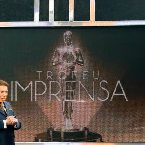 Silvio Santos ganhou 2 Troféus Imprensa e empilhou 3 Troféus Internet, sendo o maior vencedor da noite