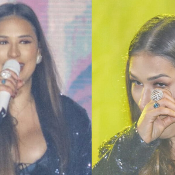 No primeiro show sem a irmã, Simone se mostruo abalada em alguns momentos
