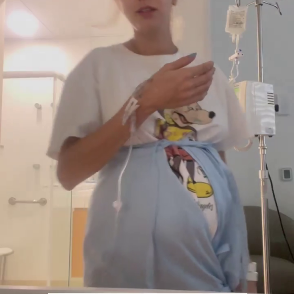 Grávida e internada, Isabella Scherer revelou que realizou ultrassom no hospital