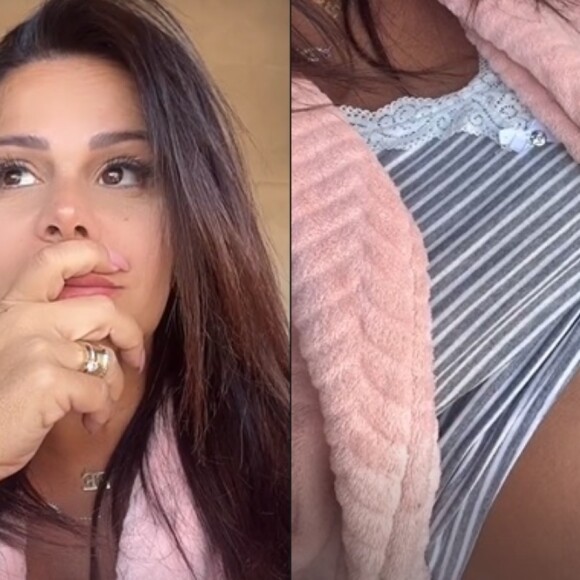 Viviane Araujo se derrete pela barriga de sete meses
