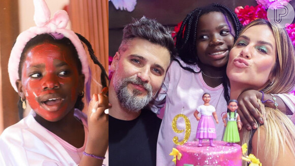 Títi, filha de Giovanna Ewbank e Bruno Gagliasso, comemorou seus 9 anos de idade com uma festa temática