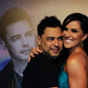 Zezé Di Camargo levou a noiva, Graciele Lacerda, para gravação do DVD 'Rústico'