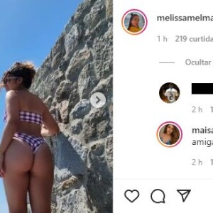Maisa Silva pede 'um pouco' de bumbum a Mel Maia