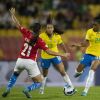 Seleção brasileira feminina venceu a semifinal contra o Paraguai por 2x0