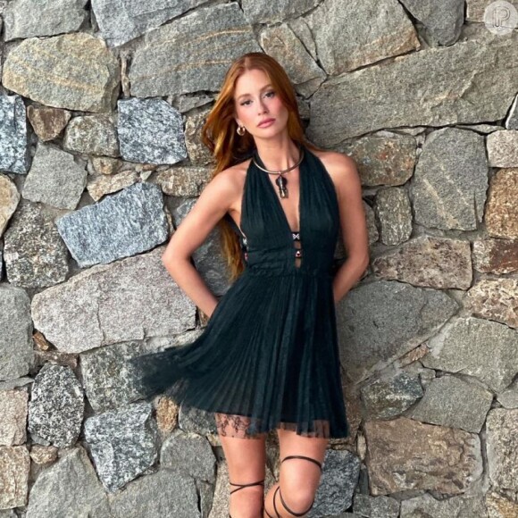 Marina Ruy Barbosa conseguiu usar uma gladiadora e continuar estilosa