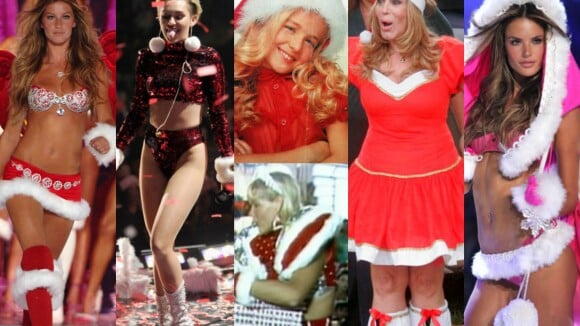 Confira fotos de famosas, como Miley Cyrus e Xuxa, vestidas de Mamãe Noel
