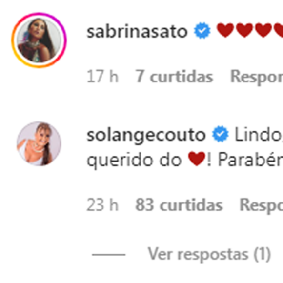 Sabrina Sato, Maitê Proença e Solange Couto foram mais algumas das personalidades que enviaram mensagens carinhosas para Raul Gazolla