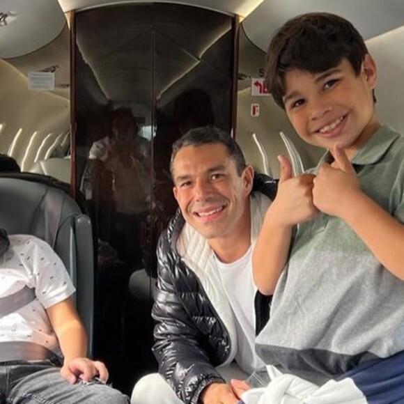 Marcus Buaiz afirmou que passar menos dias com os filhos 'qualificou' os momentos juntos