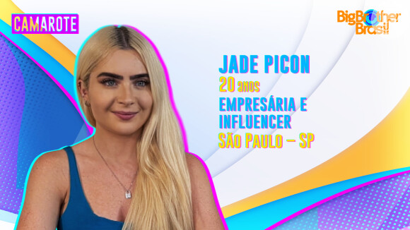 Jade Picon chegou a aparecer platinada nas chamadas do 'BBB 22'