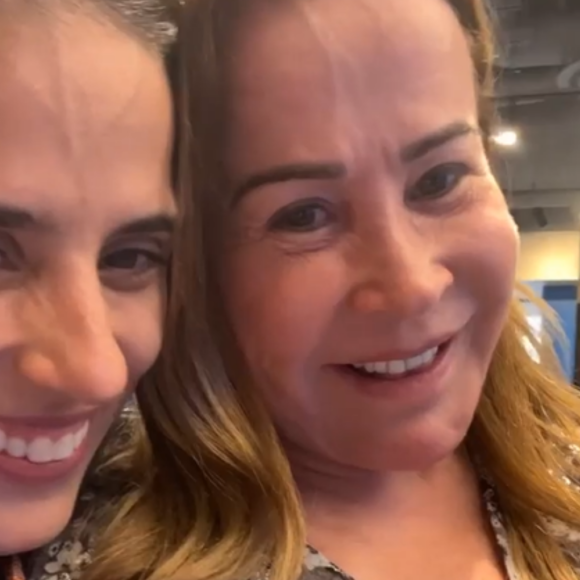 Camilla Camargo celebra reencontro com Zilu: 'Vocês acham que eu chorei? Olha a minha cara de acabada!'