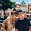 Wanessa foi com os filhos José Marcus, 10, e João Francisco, 8, à Disney