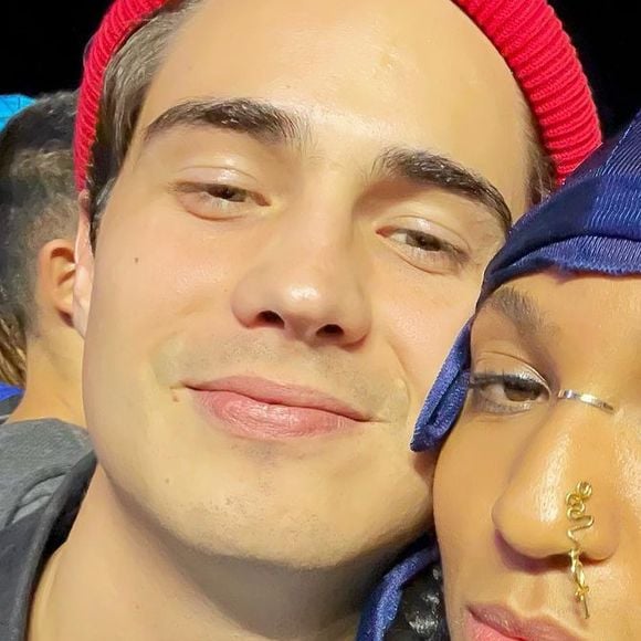 Danilo Mesquita com a namorada, Domenica Dias