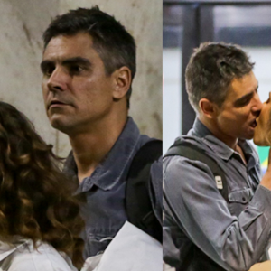 Camila Pitanga e o namorado, Patrick Pessoa, foram flagrados em um aeroporto do Rio de Janeiro nesta segunda-feira (19)