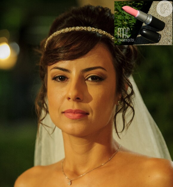 O batom que Maria Clara (Andreia Horta) usou em sua maquiagem de noiva na novela 'Império' é o Lipstick Lovelorn da M.A.C