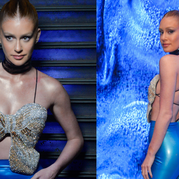 Marina Ruy Barbosa foi uma das convidadas de um evento VIP promovido por uma marca de bebida nesta quarta-feira (21), em São Paulo