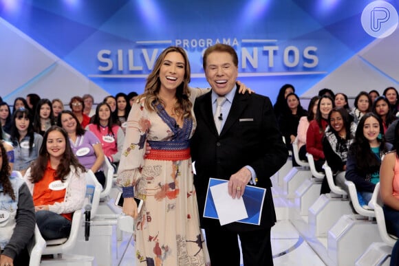 Silvio Santos tem sido substituído por Patricia Abravanel