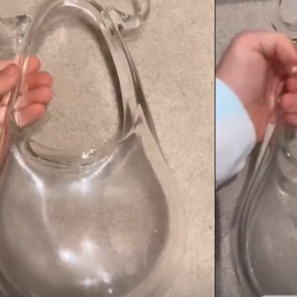 Bolsa de vidro de Gkay custa R$ 13 mil e foi desenvolvida pela grife francesa Coperni