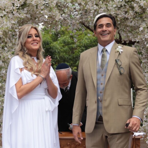 Casamento de Luciano Szafir e Luhanna Szafir: pai de Sasha Meneghel e modelo oficializaram a união após 11 anos