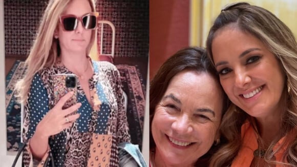 Abatida com a notícia da morte da sogra, Ticiane Pinheiro usa roupa ligada à mãe de César Tralli