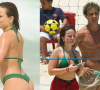 Larissa Manoela e André Luiz Frambach foram flagrados em uma praia do Rio de Janeiro nesta segunda-feira (17)