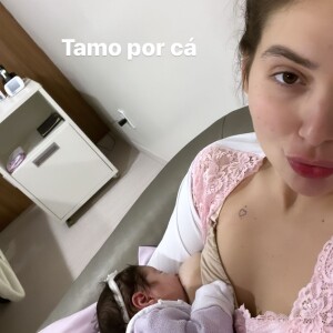 Virgínia Fonseca está amamentando a filha mais nova