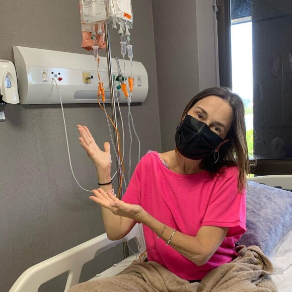 Susana Naspolini estava com um câncer na bacia