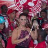 Viviane Araújo se joga no samba no último ensaio do ano do Salgueiro