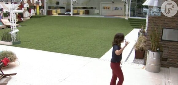 Fátima Bernardes entra na casa do 'Big Brother Brasil 13'
