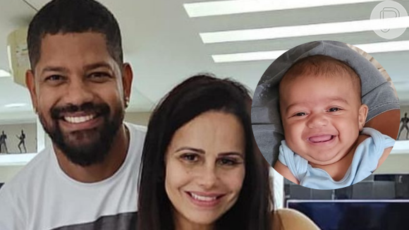 Viviane Araujo voltou a derreter os seguidores com uma novo foto de Joaquim, seu primeiro filho