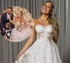 Vestido de noiva princesa! Dani Calabresa se casa com look de 'contos de fadas' inspirado na Disney