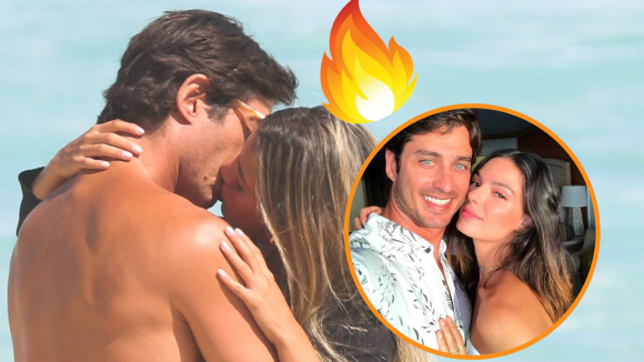 Lembra dele? Ex-marido de Isis Valverde troca beijos quentes com loiraça em dia de praia. Fotos!
