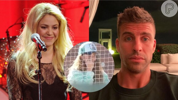 Shakira é vista fazendo gesto obsceno a Piqué