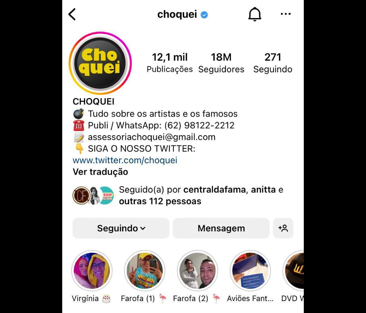 Página de fofoca Choquei vai ao Qatar pra divulgar app de