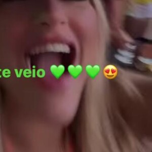 Sandri Oliveira assistiu o jogo do Brasil em um navio com amigos