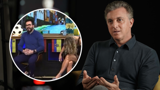 Padre Fábio de Melo comete gafe ao vivo no 'Domingão' e surpreende Luciano Huck: 'Que isso, padre?'