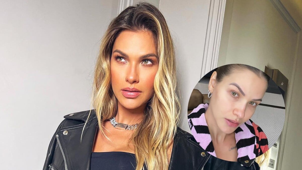 Foto Andressa Suita com e sem maquiagem foto com antes e depois é surpreendente Purepeople