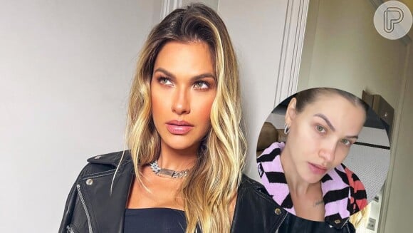 Andressa Suita com e sem maquiagem: foto com antes e depois é surpreendente