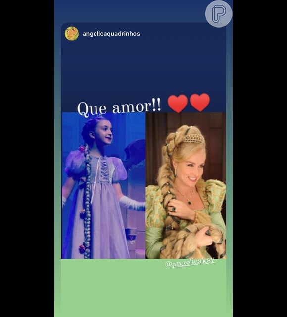 Angélica já interpretou Rapunzel na versão de Xuxa para 'O Mistério de Feiurinha'