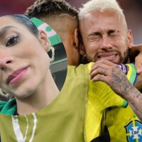 Modelo apontada como affair de Neymar chora após eliminação do Brasil e manda mensagem ao jogador