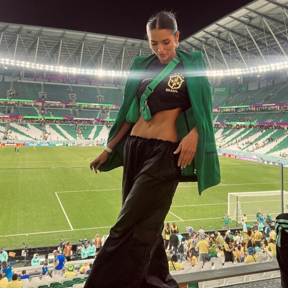 Jéssica Turini publicou uma série de fotos da partida nas redes sociais