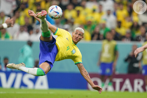 Richarlison conquistou milhares de seguidores ao se destacar no jogo do Brasil