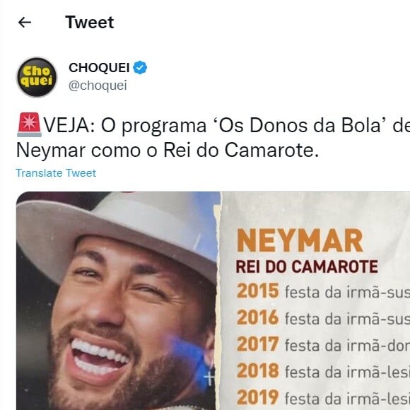 Neymar é chamado de Rei do Camarote após ficar desde 2015 sem jogar em fim de ano