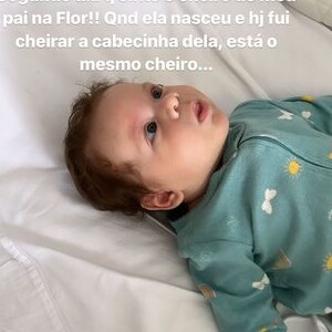 Virginia Fonseca contou ter sentido o cheiro do pai na filha mais nova, Maria Flor