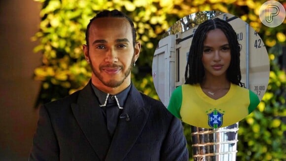 Lewis Hamilton é apontado como affair da modelo e atriz brasileira Juliana Nalú, de 24 anos