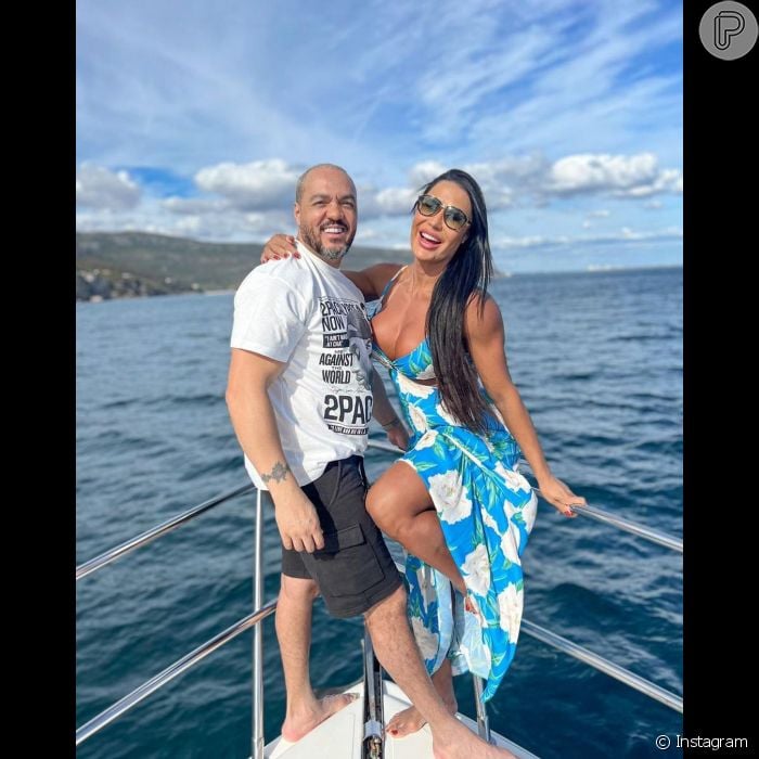 Belo e Gracyanne Barbosa estão juntos desde 2007, e se casaram em 2012 ...