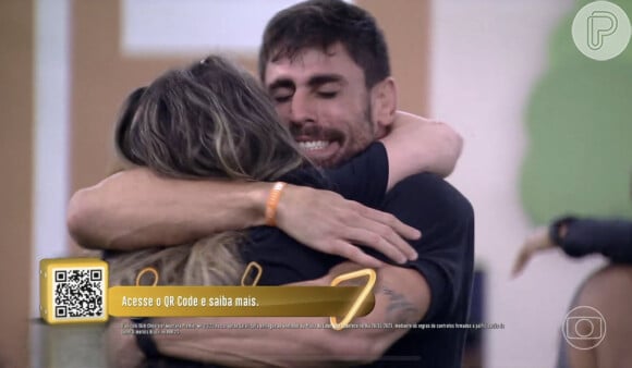 Cara de Sapato e Amanda vibraram muito com a vitória